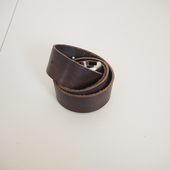 Robert Graham Harringay Leather Belt Dark Brown Men's Size 32 NWOT - Picture 2 of 12